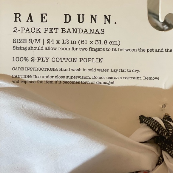 🎉HP🎉 Rae Dunn "GOOD GIRL" Pet Bandanas: Small/Medium - Picture 4 of 4